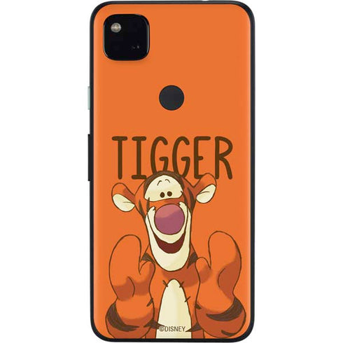 Disney Winnie the Pooh Tigget Portrait Google Pixel 4a Skin